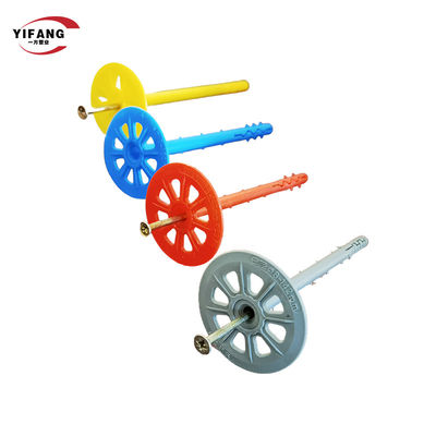 Гальванизированная стальная стена затыкает пластиковые анкеры изоляции привинчивает крепежные детали