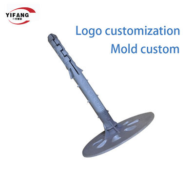 Нагрейте ногти доски изоляции консервации 55mm с пластиковой шайбой