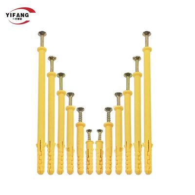 Прочные анкеры винта кирпича, зенкованная главная пластиковая неубедительная штепсельная вилка стены