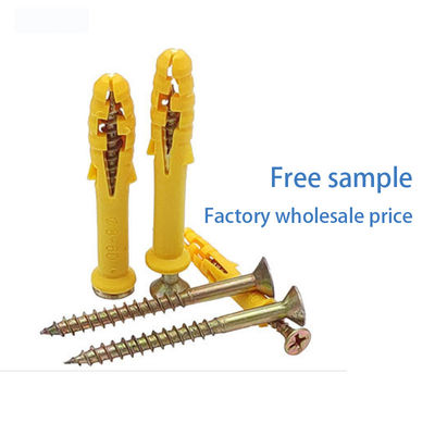 Штепсельные вилки винта анкера расширения пластмассы нейлона PP PE ISO 80*40mm пластиковые